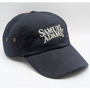 Samuel Adams Hat Cap Navy Blue Strap Back Adjustable Dad The Boston Beer Co.